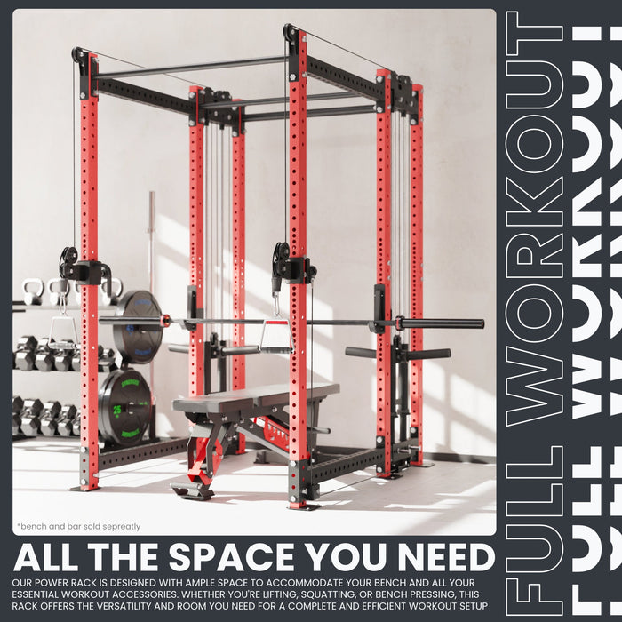 Synergee 2300 Series Power Cage with Plate Loaded Cable Cross Overs - Sweatfully