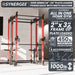 Synergee 2300 Series Power Cage with Plate Loaded Cable Cross Overs and Smith Machine - Sweatfully
