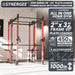 Synergee 2300 Series Power Cage with Plate Loaded Cable Cross Overs and Smith Machine - Sweatfully