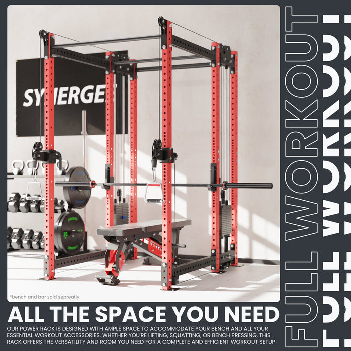 Synergee 2300 Series Power Cage with Synchronized Loaded Cable Cross Overs - Sweatfully