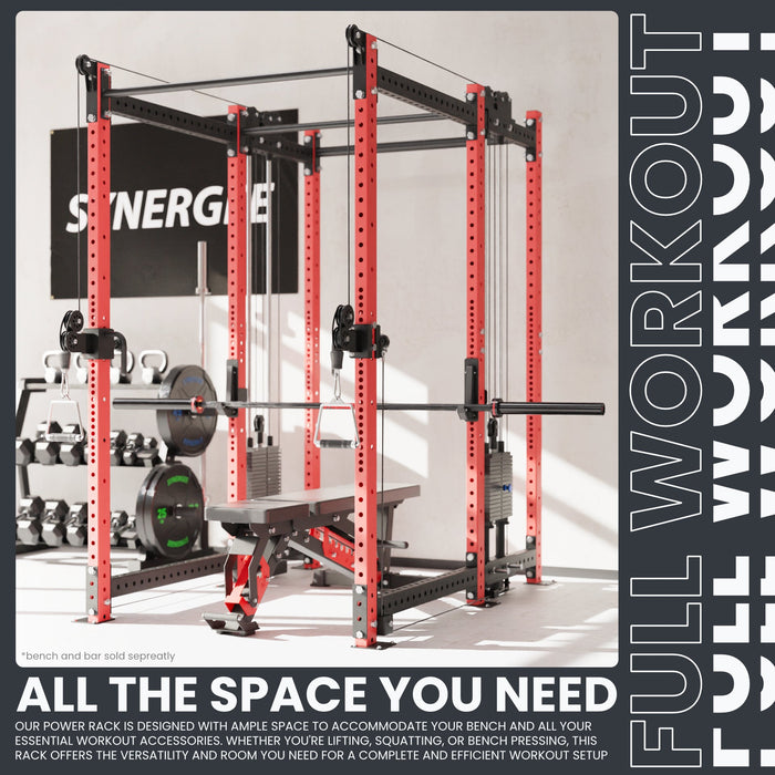 Synergee 2300 Series Power Cage with Synchronized Loaded Cable Cross Overs - Sweatfully