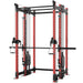 Synergee 2300 Series Power Cage with Synchronized Loaded Cable Cross Overs and Smith Machine - Sweatfully
