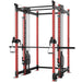 Synergee 2300 Series Power Cage with Synchronized Loaded Cable Cross Overs and Smith Machine - Sweatfully