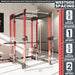 Synergee 2300 Series Power Cage with Synchronized Loaded Cable Cross Overs and Smith Machine - Sweatfully