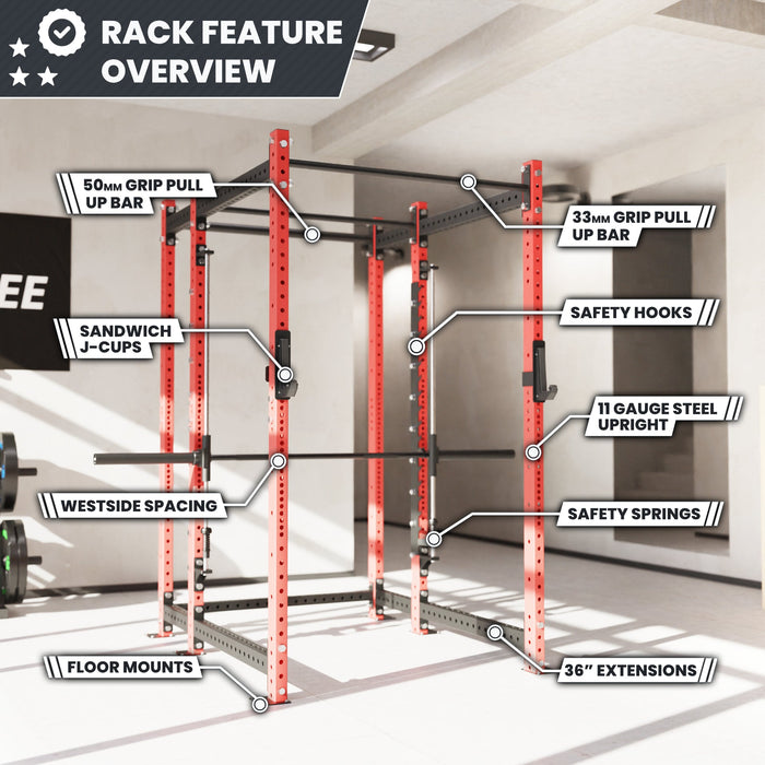 Synergee 2300 Series Power Cage with Smith Machine - Sweatfully