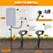 Gardenreet 12V Solid Brass Landscape Flood Light & Wall Wash Light, Low Voltage Wired Outdoor LED Flood Fixture for Wall,Tree and Buliding - Bronze/Black(2303) - Sweatfully