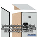 Salsbury 15" Wide Triple Tier Designer Wood Locker - 1 Wide - 6 Feet High - 21 Inches Deep - Gray - Hasps - Sweatfully