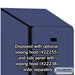 Salsbury 15" Wide Triple Tier Designer Wood Locker - 1 Wide - 6 Feet High - 24 Inches Deep - Blue - Hasps - Sweatfully