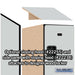 Salsbury 15" Wide Triple Tier Designer Wood Locker - 1 Wide - 6 Feet High - 24 Inches Deep - Gray - Hasps - Sweatfully