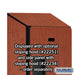 Salsbury 15" Wide Triple Tier Designer Wood Locker - 1 Wide - 6 Feet High - 18 Inches Deep - Cherry - Hasps - Sweatfully