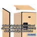 Salsbury 15" Wide Triple Tier Designer Wood Locker - 1 Wide - 6 Feet High - 18 Inches Deep - Maple - Hasps - Sweatfully