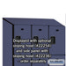 Salsbury 15" Wide Triple Tier Designer Wood Locker - 3 Wide - 6 Feet High - 21 Inches Deep - Blue - Hasps - Sweatfully