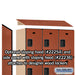 Salsbury 15" Wide Triple Tier Designer Wood Locker - 3 Wide - 6 Feet High - 21 Inches Deep - Cherry - Hasps - Sweatfully