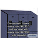 Salsbury 15" Wide Triple Tier Designer Wood Locker - 3 Wide - 6 Feet High - 24 Inches Deep - Blue - Hasps - Sweatfully