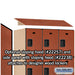 Salsbury 15" Wide Triple Tier Designer Wood Locker - 3 Wide - 6 Feet High - 24 Inches Deep - Cherry - Hasps - Sweatfully