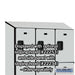 Salsbury 15" Wide Triple Tier Designer Wood Locker - 3 Wide - 6 Feet High - 18 Inches Deep - Gray - Hasps - Sweatfully