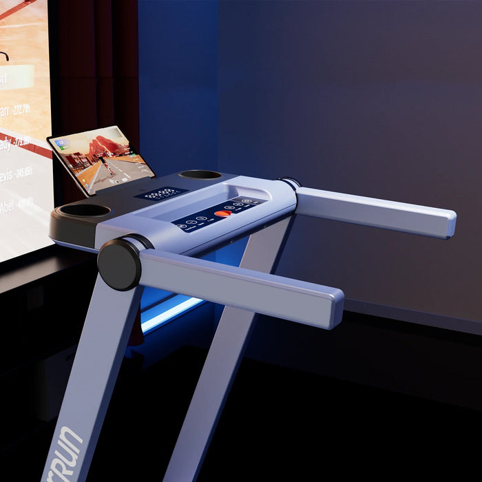 DeerRun A1 Pro Move+  6% Incline Foldable Treadmill——2025 Upgraded Chip & NFC Support | 350Lbs, 10mph - Sweatfully