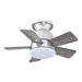 24" Farmhouse Flush Mount Reversible Iron Ceiling Fan with Lighting and Remote Control - Sweatfully