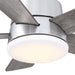 24" Farmhouse Flush Mount Reversible Iron Ceiling Fan with Lighting and Remote Control - Sweatfully