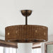 24" Farmhouse DC Motor Ceiling Fan with Lighting and Remote Control - Sweatfully