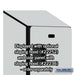 Salsbury 15" Wide Four Tier Designer Wood Locker - 1 Wide - 6 Feet High - 21 Inches Deep - Gray - Hasps - Sweatfully