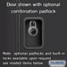 Salsbury 15" Wide Four Tier Designer Wood Locker - 1 Wide - 6 Feet High - 24 Inches Deep - Black - Hasps - Sweatfully