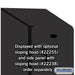 Salsbury 15" Wide Four Tier Designer Wood Locker - 1 Wide - 6 Feet High - 24 Inches Deep - Black - Hasps - Sweatfully