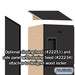 Salsbury 15" Wide Four Tier Designer Wood Locker - 1 Wide - 6 Feet High - 18 Inches Deep - Black - Hasps - Sweatfully
