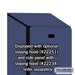 Salsbury 15" Wide Four Tier Designer Wood Locker - 1 Wide - 6 Feet High - 18 Inches Deep - Blue - Hasps - Sweatfully