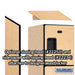 Salsbury 15" Wide Four Tier Designer Wood Locker - 1 Wide - 6 Feet High - 18 Inches Deep - Maple - Hasps - Sweatfully