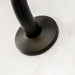 10.5 in. S-Shaped Stainless Steel Shower Head Extension Arm (Black Finish) - Sweatfully