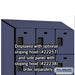 Salsbury 15" Wide Four Tier Designer Wood Locker - 3 Wide - 6 Feet High - 24 Inches Deep - Blue - Hasps - Sweatfully