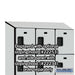 Salsbury 15" Wide Four Tier Designer Wood Locker - 3 Wide - 6 Feet High - 18 Inches Deep - Gray - Hasps - Sweatfully