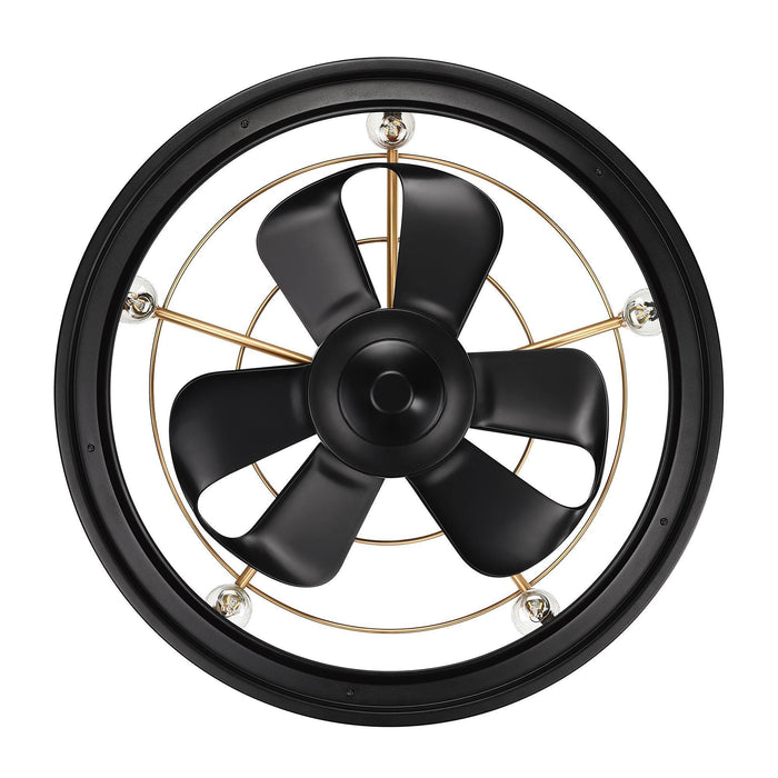 26" Henslee Modern DC Motor Reversible Crystal Fandelier Ceiling Fan with Lighting - Sweatfully