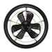 26" Henslee Modern DC Motor Reversible Crystal Fandelier Ceiling Fan with Lighting - Sweatfully
