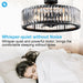 26" Henslee Modern DC Motor Reversible Crystal Fandelier Ceiling Fan with Lighting - Sweatfully