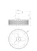 25" Modern Downrod Mount Crystal Fandelier with Lighting and Remote Control - Sweatfully