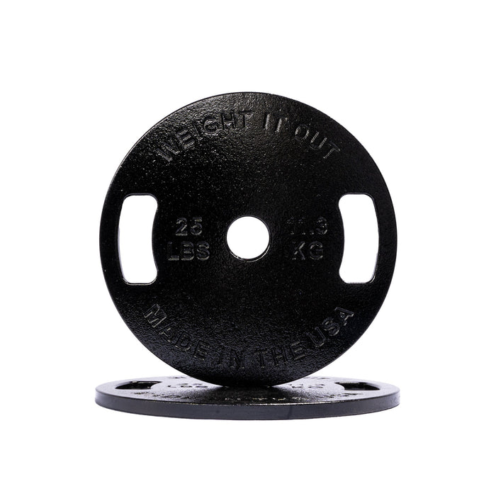 Cast Iron Machined Weight Plate Pairs - Sweatfully