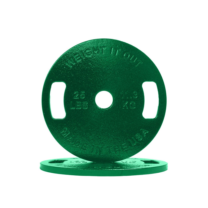 Cast Iron Machined Weight Plate Pairs - Sweatfully