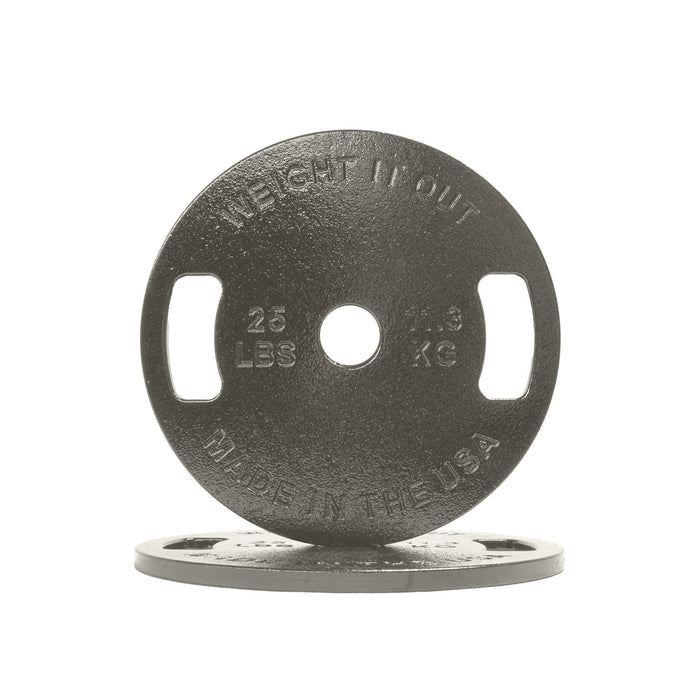 Cast Iron Machined Weight Plate Pairs - Sweatfully