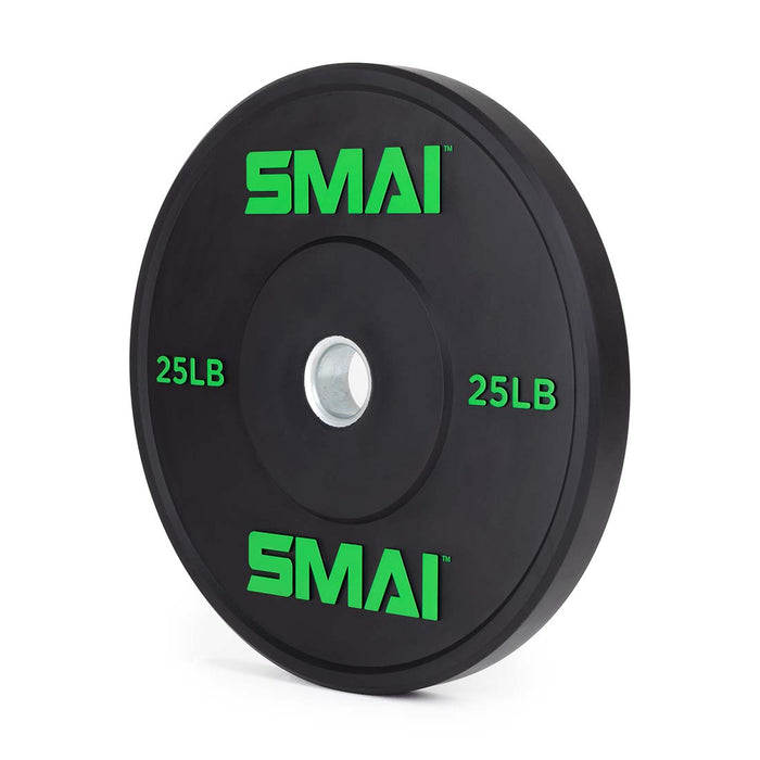HD Bumper Plates (Pair) - 25lb - Sweatfully