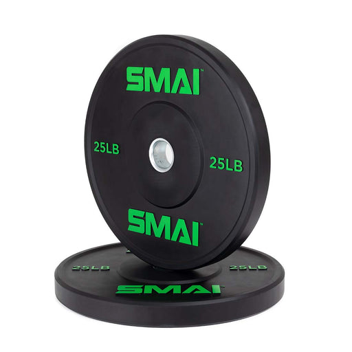 HD Bumper Plates (Pair) - 25lb - Sweatfully