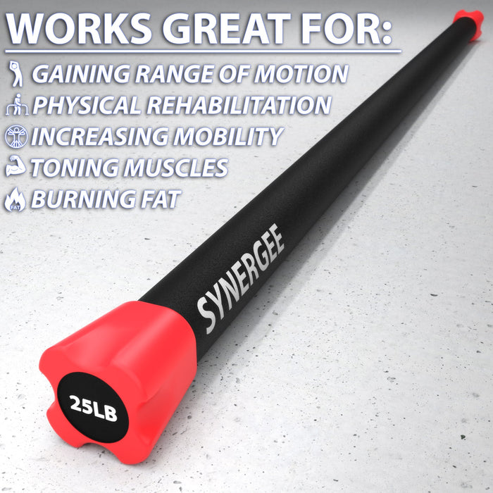 Synergee Weighted Workout Bars - Sweatfully