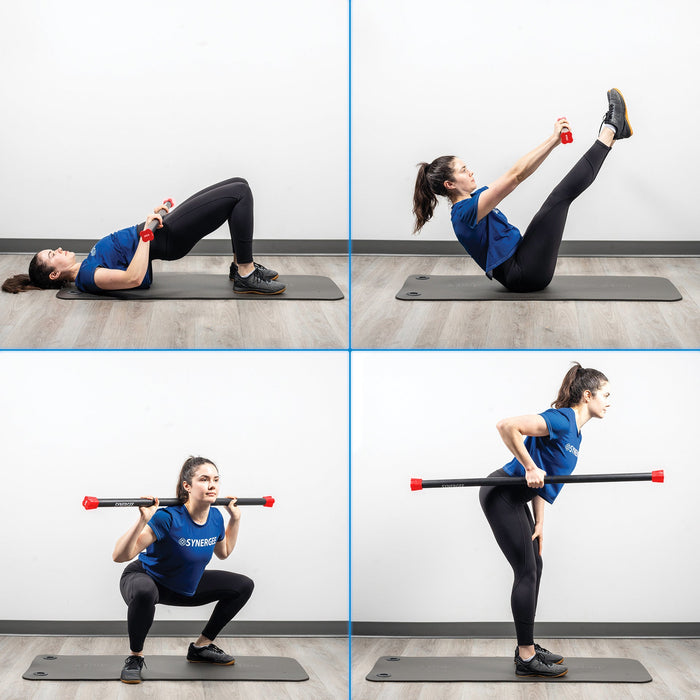 Synergee Weighted Workout Bars - Sweatfully