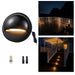Gardenreet Solid Brass Low Voltage Landscape LED Deck Lights for Outdoor House Wall Step Lamp without G4 Bulb - Bronze/Black(2601) - Sweatfully