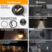 Gardenreet Solid Brass Low Voltage Landscape LED Deck Lights for Outdoor House Wall Step Lamp without G4 Bulb - Bronze/Black(2601) - Sweatfully