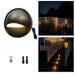 Gardenreet Solid Brass Low Voltage Landscape LED Deck Lights for Outdoor House Wall Step Lamp without G4 Bulb - Bronze/Black(2601) - Sweatfully