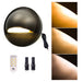 Gardenreet Solid Brass Low Voltage Landscape LED Deck Lights for Outdoor House Wall Step Lamp without G4 Bulb - Bronze/Black(2601) - Sweatfully