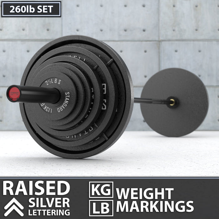 Synergee Standard Metal Weight Plates - Sweatfully