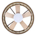 27" Farmhouse Reversible Flush Mount Ceiling Fan - Sweatfully